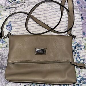 Nine West Taupe Crossbody Bag